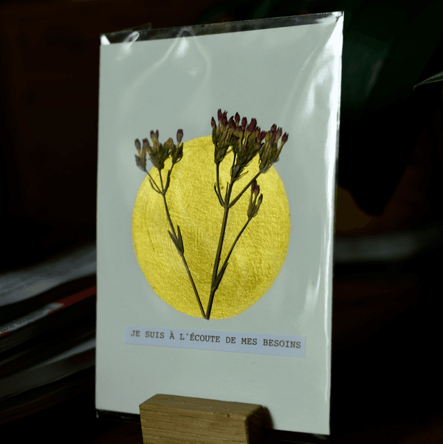 carte postale • je suis à l&#039;écoute de mes besoins